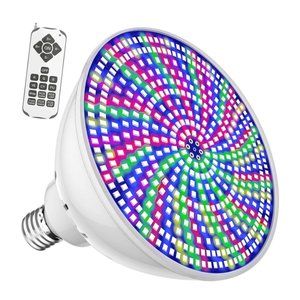 PoCare Pool Lights Bulb, 120V 45W RGB Color Changing Underwater LED Pool Light f